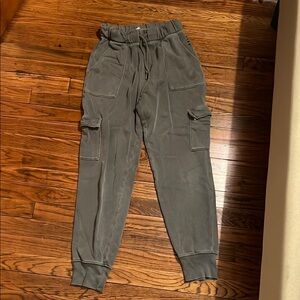 VS PINK Green Cargo Jogger Pants